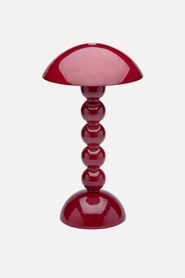 Lacquer Rechargeable Bobbin LED Lamp from Addison Ross