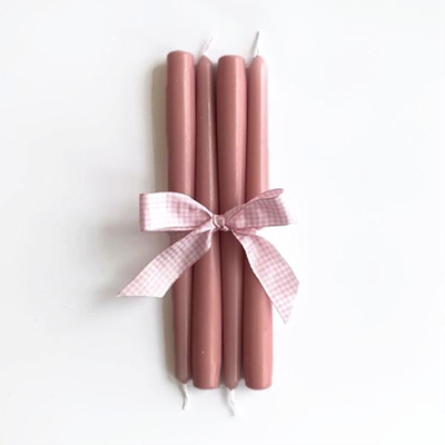 Petal Pink Candles from Alice Naylor-Leyland