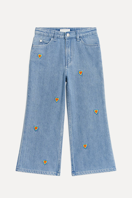 Embroidered Flared Jeans from ARKET