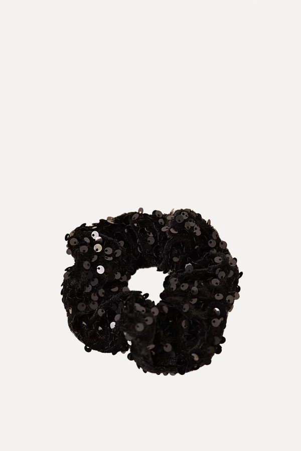 Oversized Sequin Scrunchie  from DesignB London