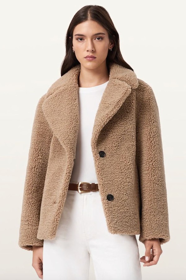 Eddie Faux Teddy Jacket