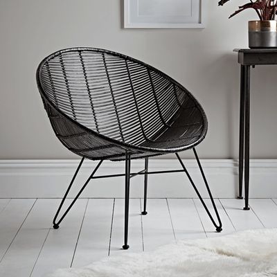 Flat Rattan Occasional Chair from Cox and Cox