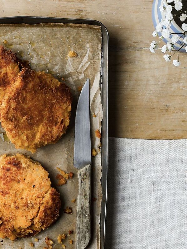 Spanish White Bean & Chickpea Burgers