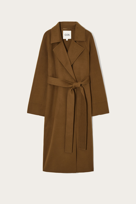 Belted Double-Faced Wool Coat  from COS