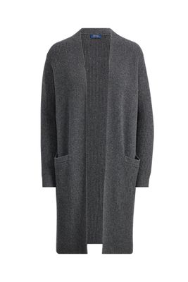 Wool-Cashmere Open Cardigan