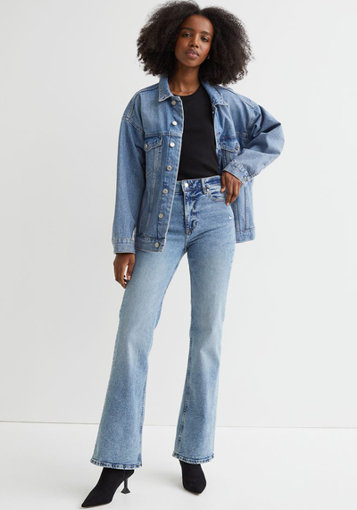 High-Waist Bootcut Jeans from H&M