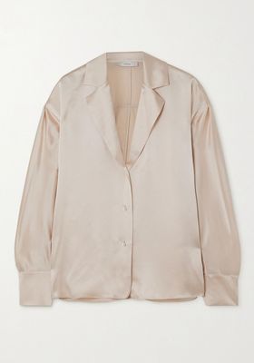 Silk-Satin Blouse from Vince