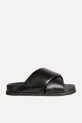 Saki Crossover Leather Sandals from AllSaints
