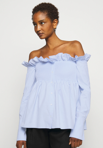 Smocked Off-Shoulder Blouse from Victoria Victoria Beckham