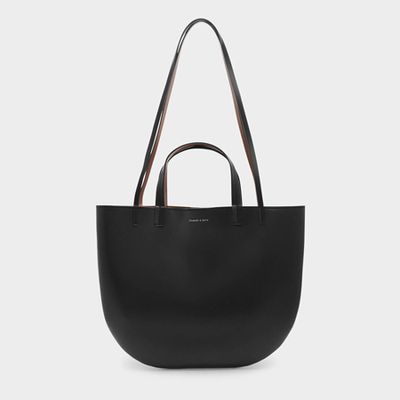 Round Edge Oversized Tote from Charles Keith