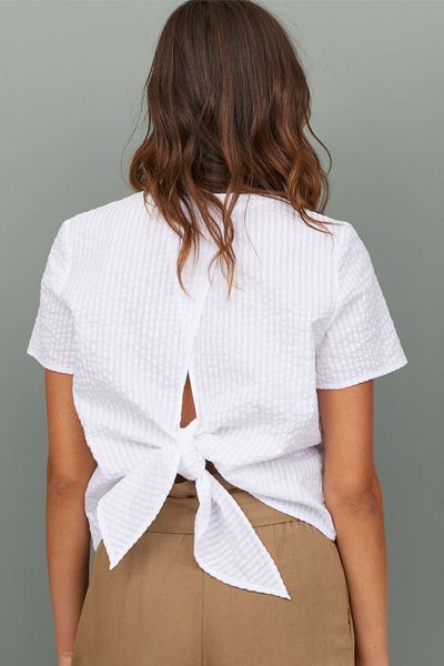 Seersucker Blouse from H&M