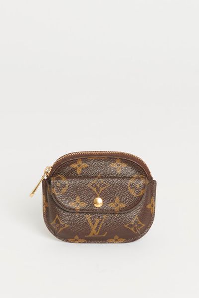 Monogram Canvas Monnaise Schilling Preowned Coin Purse from Louis Vuitton