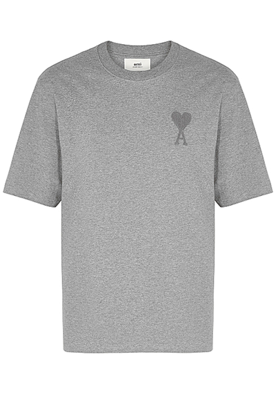 Logo-Embroidered Cotton T-Shirt from AMI Paris