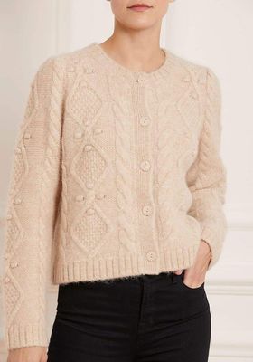 Sylvie Cable Knit Short Cardigan  from Needle & Thread 