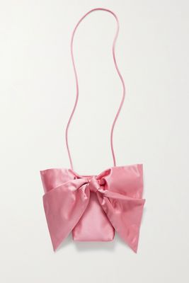Violet Bow-Embellished Satin Shoulder Bag  from Loeffler Randall 