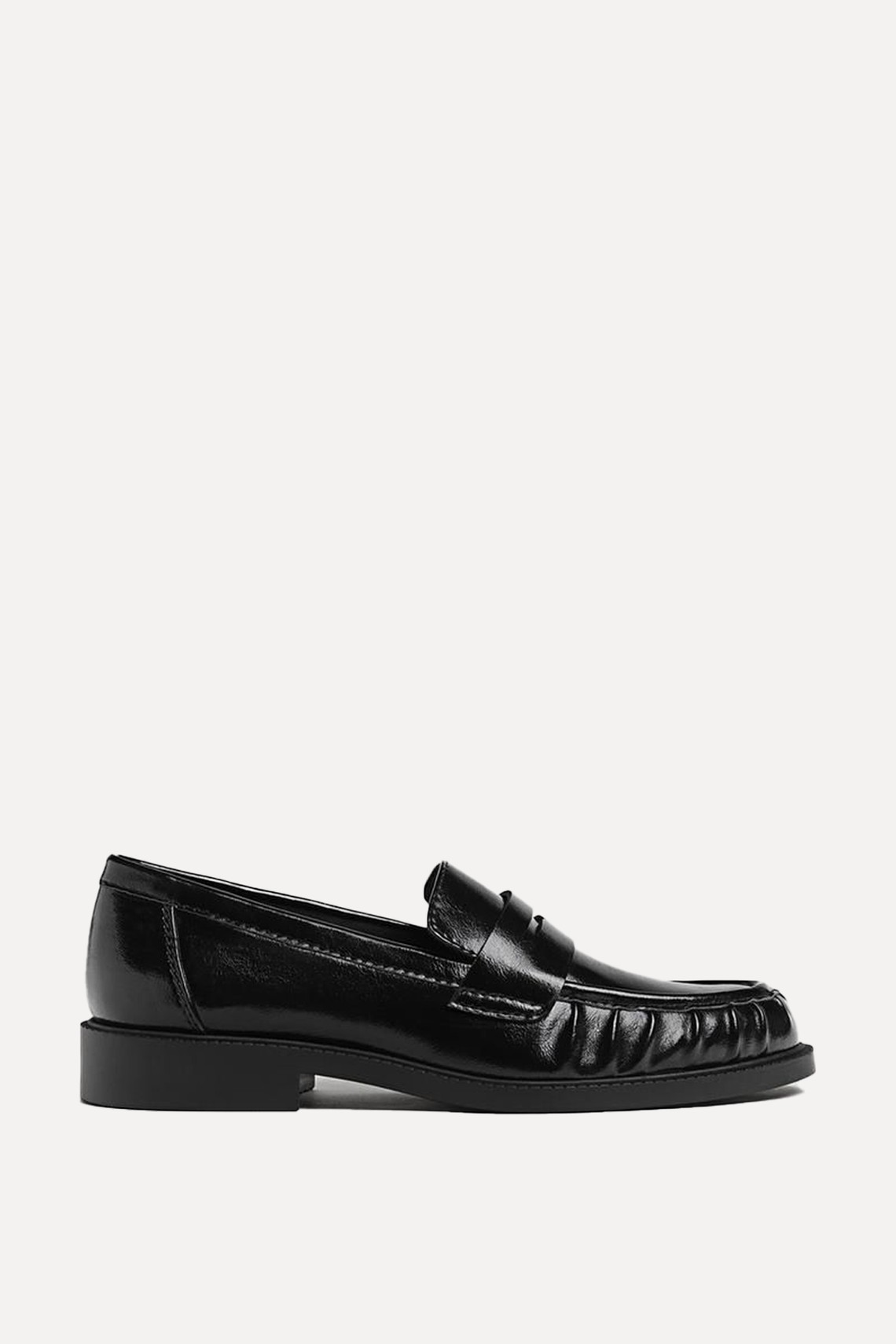 Loafers With Gathered Detail from Stradivarius