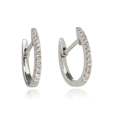 Diamond Fine Hoop Earrings from Annoushka