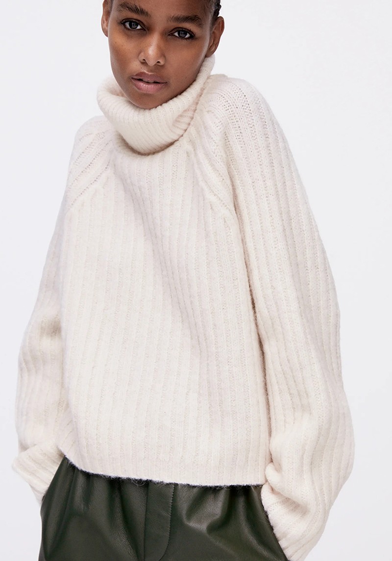 Ribbed Knit Sweater from Zara