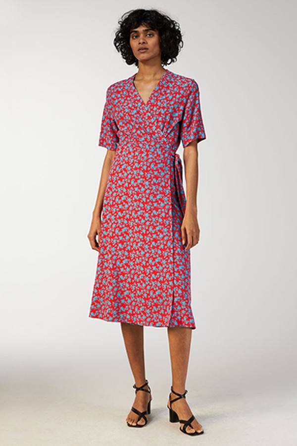 Floral Wrap Dress