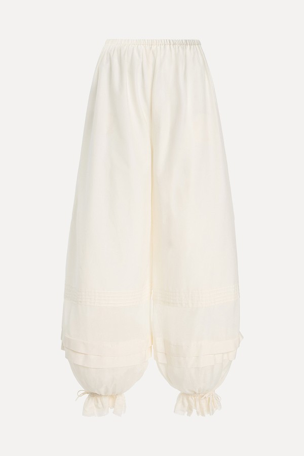  Pearl Cotton-Silk Pants from Posse