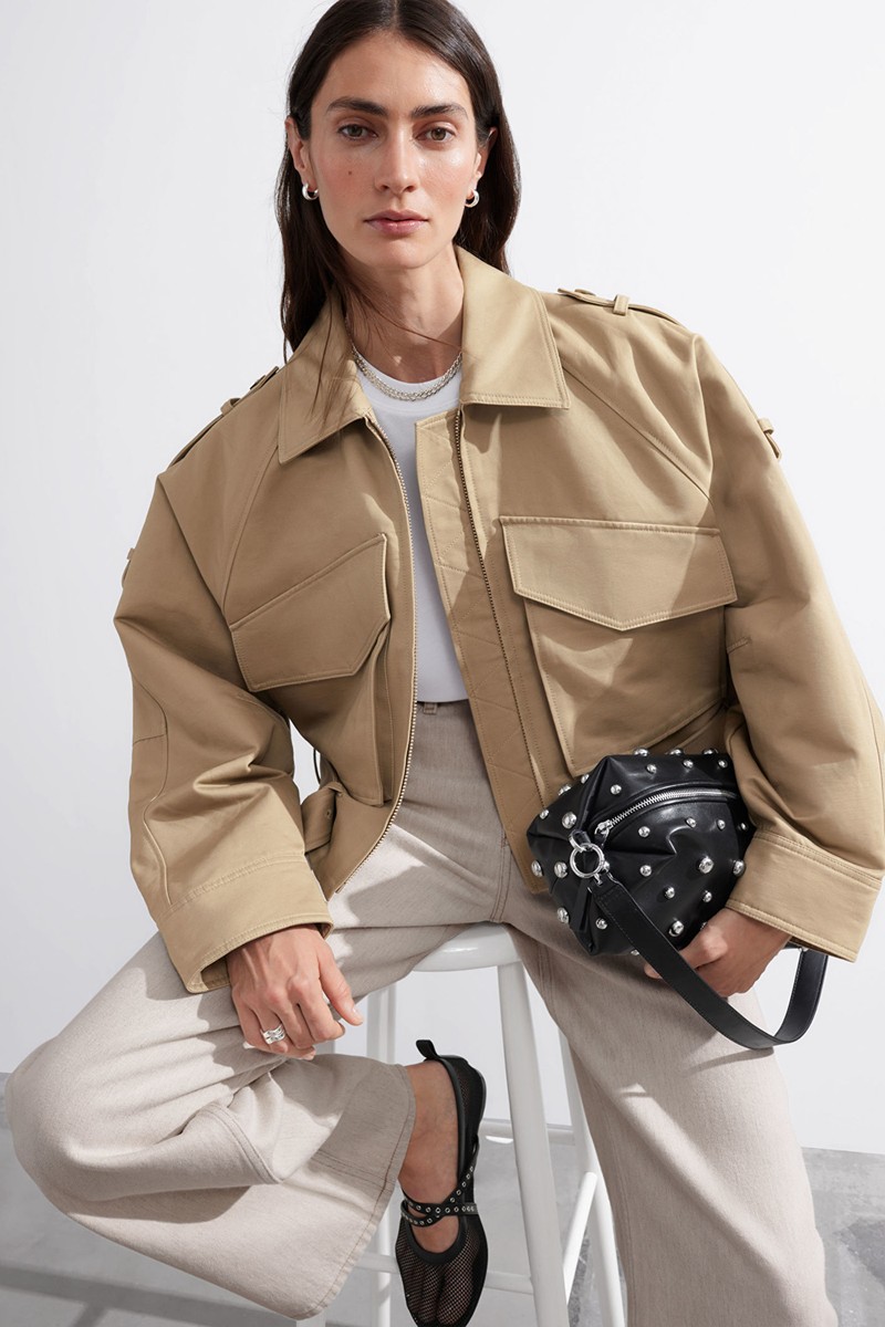 Belted Patch-Pocket Jacket, £145 | & Other Stories