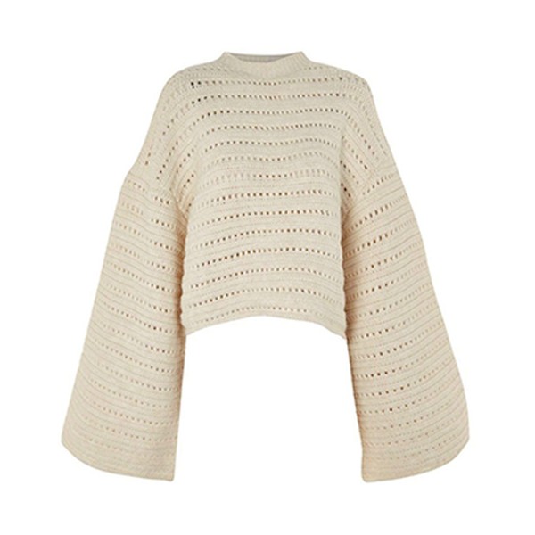 Crop Wide Sleeve Jumper from Topshop