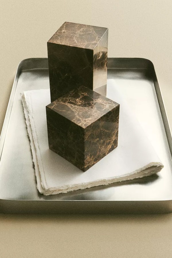 Marble Bookends