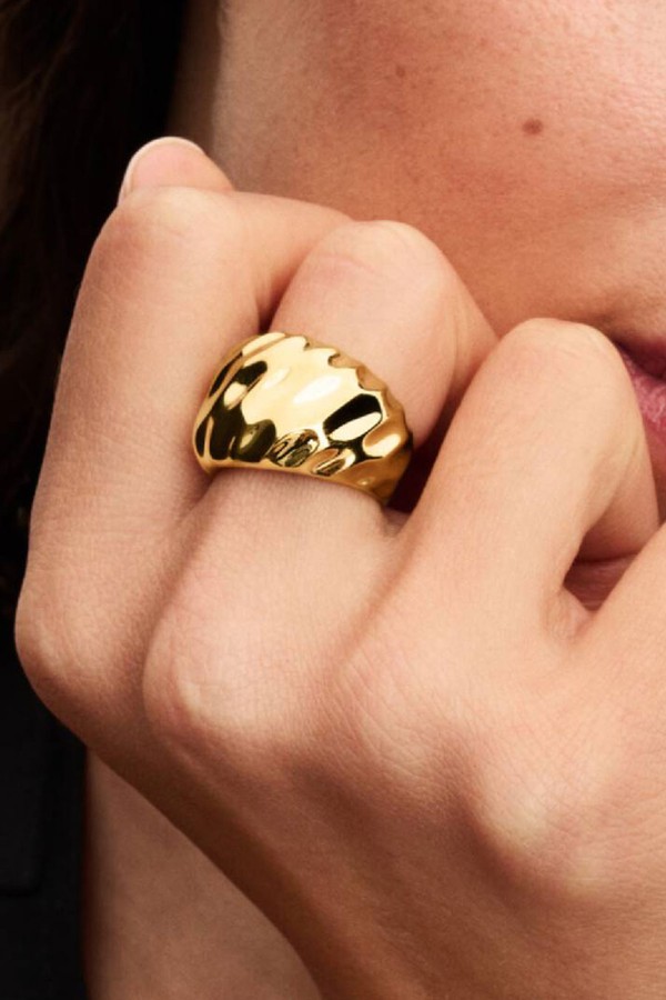 Rippled Statement Ring from Pandora