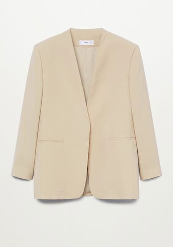 Modal-Blend Suit Blazer from Mango