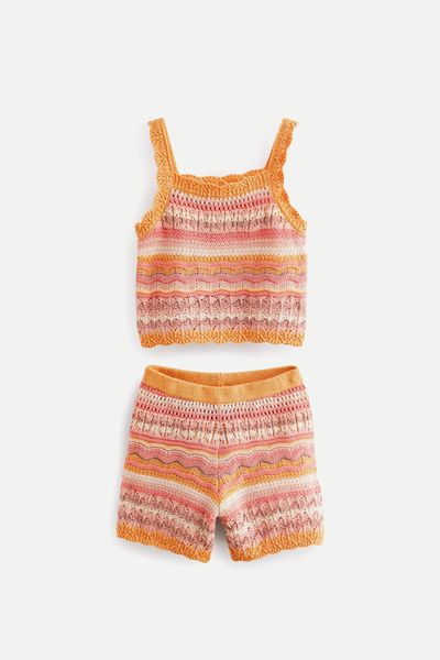 Multi Crochet Co-ord Set