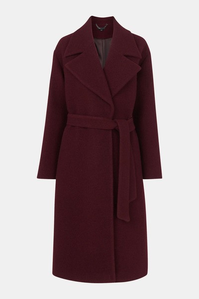 Lorna Wrap Wool Coat from Whistles