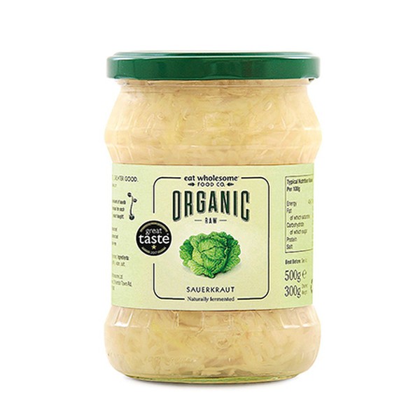 Raw Sauerkraut from Eat Wholesome