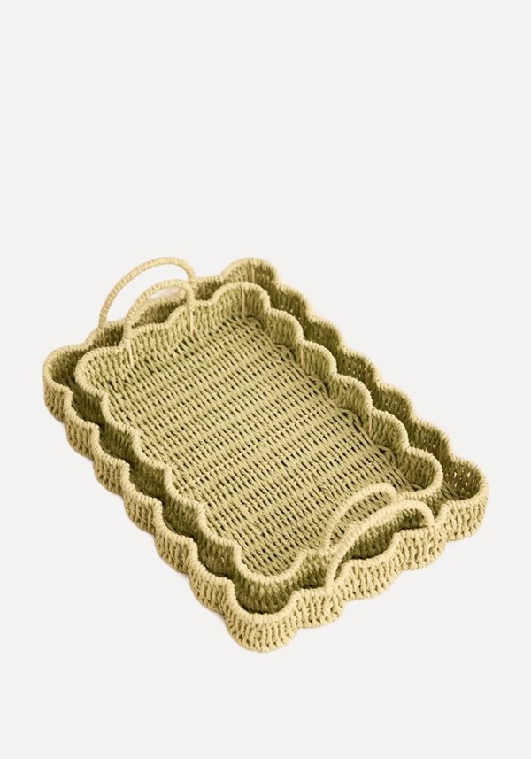  Woven Wavy Tray 