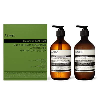 Geranium Leaf Duet from Aesop