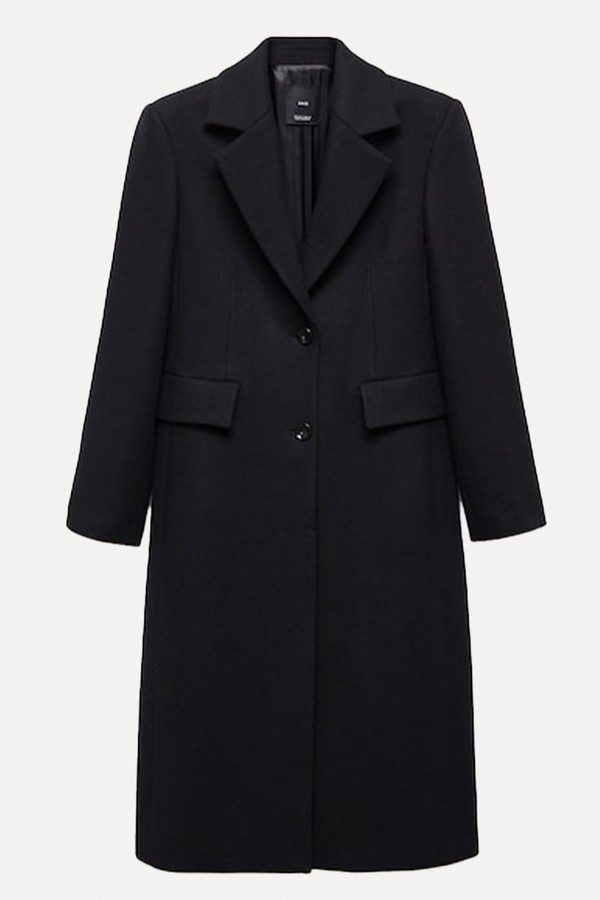 Structured Wool Coat from Mango