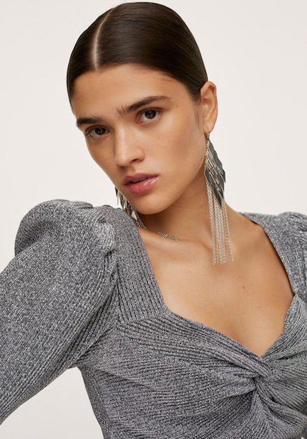 Metallic Thread T-Shirt, £19.99 | Mango
