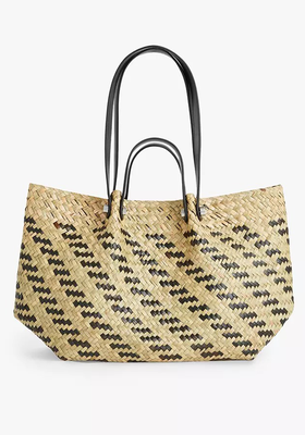 Allington East West Straw Tote Bag from AllSaints