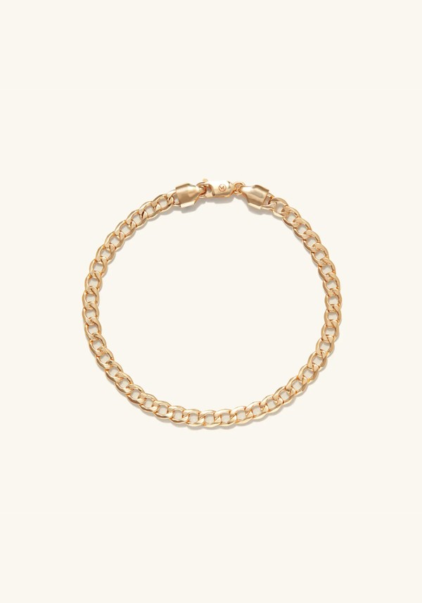 Flat Curb Chain Bracelet