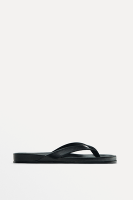 Leather Strap Sandals from Massimo Dutti
