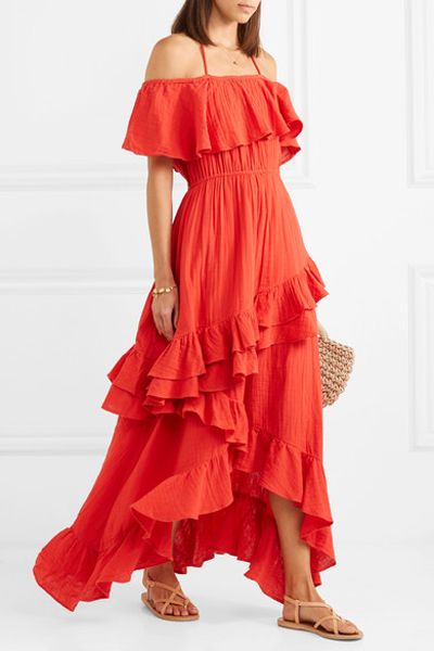 Off-The-Shoulder Maxi Dress from Rhode Resort