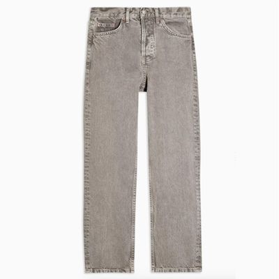 Taupe Editor Straight Jeans