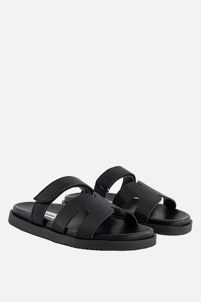 Missile Action Leather Sandals from Steve Madden