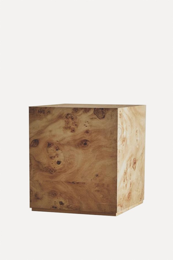 Root Wood Cube Table