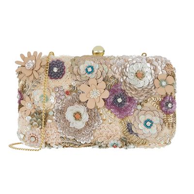 Floral Sequin Clutch from Accessorize