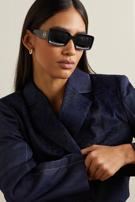 Square-Frame Acetate Sunglasses from Loewe