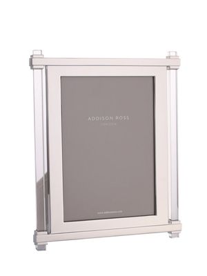 Acrylic & Silver Pillar Photo Frame