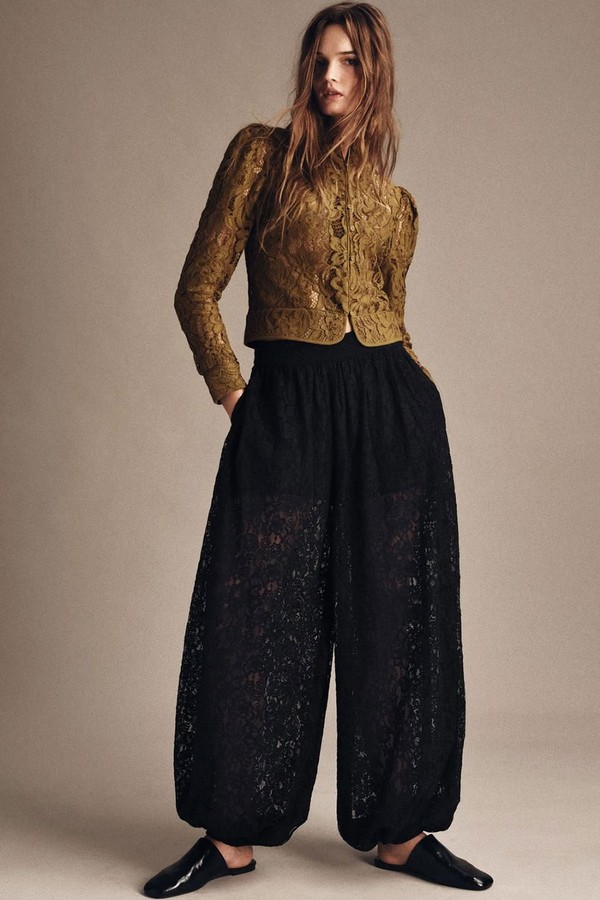 Lace Balloon Trousers from Zara