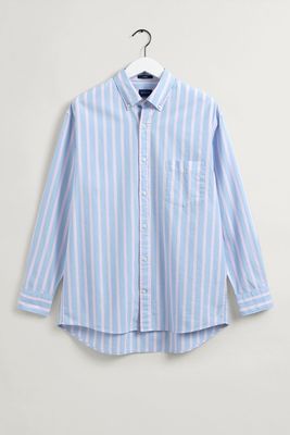 Oversized Stripe Pastel Oxford Shirt  from Gant