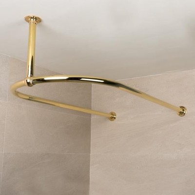 Pembroke Shower Curtain Rail from Rutland London