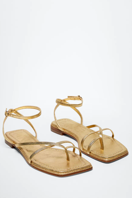 Decorative Strap Sandals from Mango